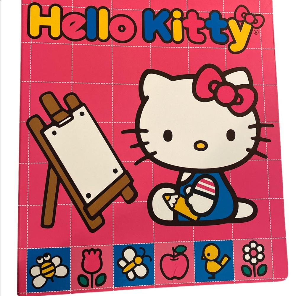 Hello Kitty Sanrio 2013 3-Ring Binder/Notebook, Preowned.